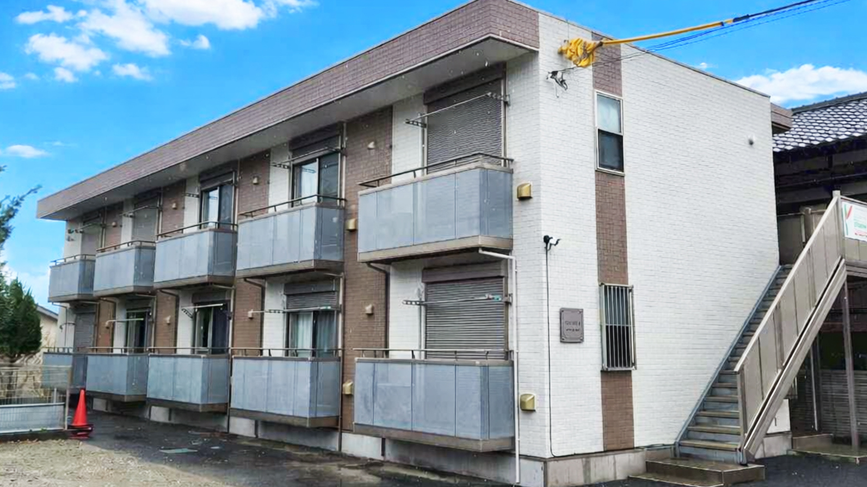 外壁塗装（アパート）施工事例